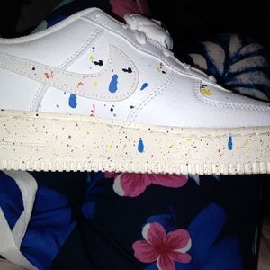 Nike Air Force One's Paint Splatter